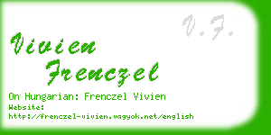 vivien frenczel business card